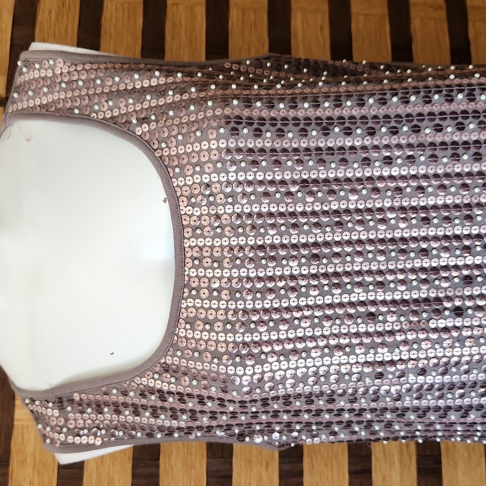 Chicos sequin tank top